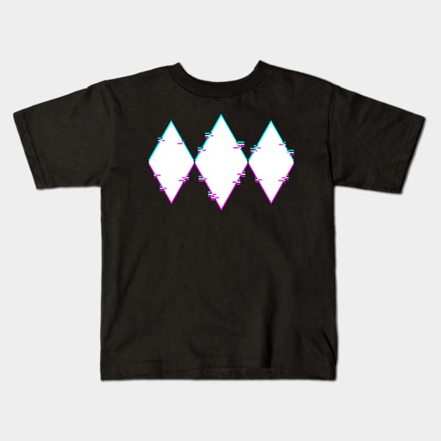 power ranger glitch logo Kids T-Shirt by spoilerinc